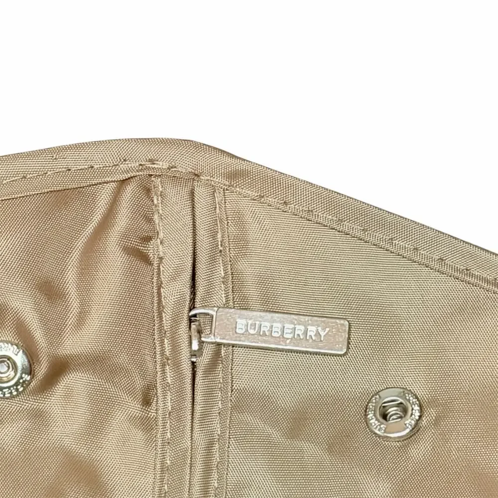 Burberry Garment Bag / Travel Cover – Dark Tan / Gold Tone